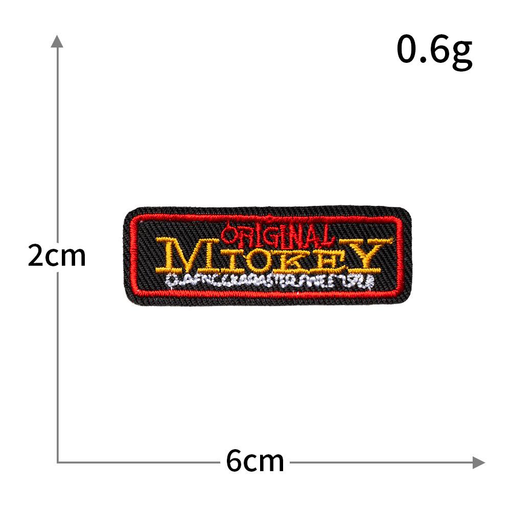 Personalized Trendy Letter Embroidery Patch for Clothes, Jackets, Bags, & Streetwear