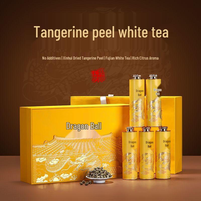 Aged Tangerine Peel Fuding Shoumei White Tea (Dragon Pearl Gift Set)