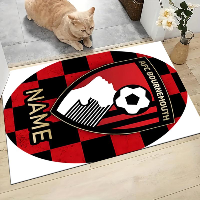 Custom Name Portsmouth FC Badge Carpet Rug Customizable Soft Washable Anti-Slip Home Living Room Sofa Mats Personalized Rug. 0909224