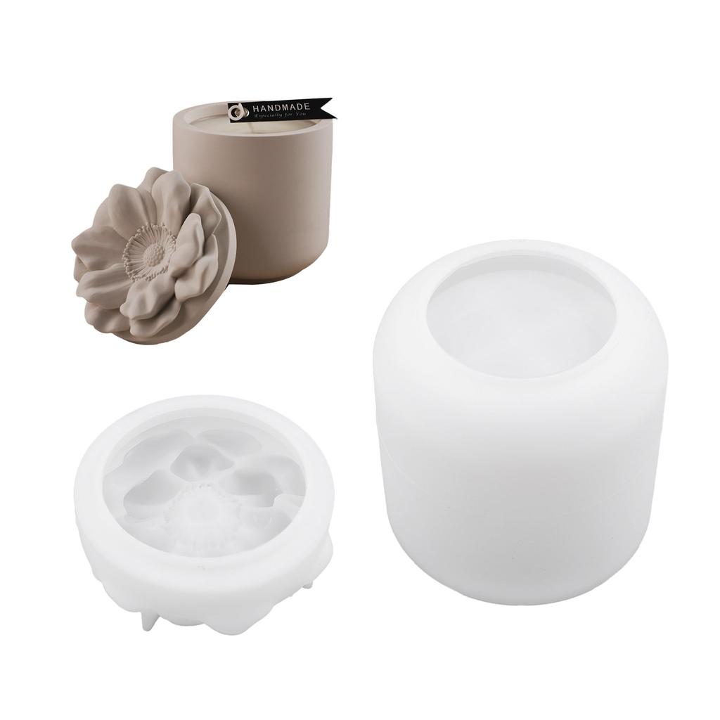 Large Flower Sturdy Silicone Resin Mould for Epoxy Castes Jewelry Dishes Jar Making Creative Craft Supplies Projects
