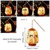 Traditional New Year Lantern Good Luck Handmade Luminous Lantern LED Lighting Decorative Ancient Style Lantern Spring Festival