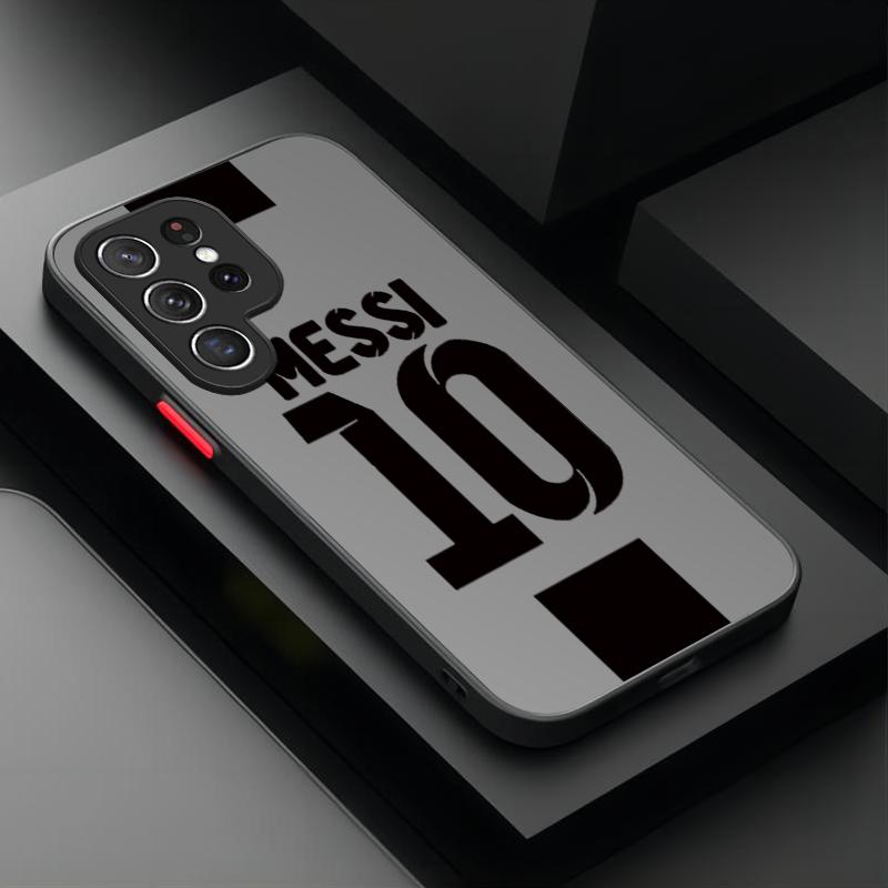 Etui na telefon z numerem 10 7 piłkarza For Samsung Galaxy S24 S23 S22 Ultra S21 S20 FE S10 Plus A15 A25 A35 A55 5G Note 20 10 Pokrowiec PC