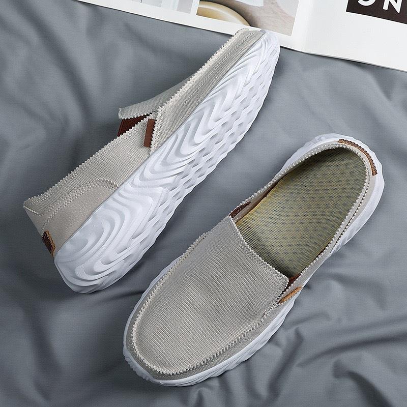

Men s shoes canvas shoes flat lazy shoes casual shoes wide version shoes low top shoes one foot galoshes driving shoes large size 48