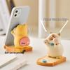Cute Mobile Holder Ornament: Perfect Stress Relief & Gift for Office, Workstation, Girlfriend, or Bestie’s Birthday.