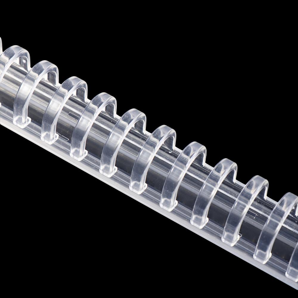 Plastic Comb Bindings Binder Circle Ring Notebook Binding Spines Loose Leaf Book Binder Rings