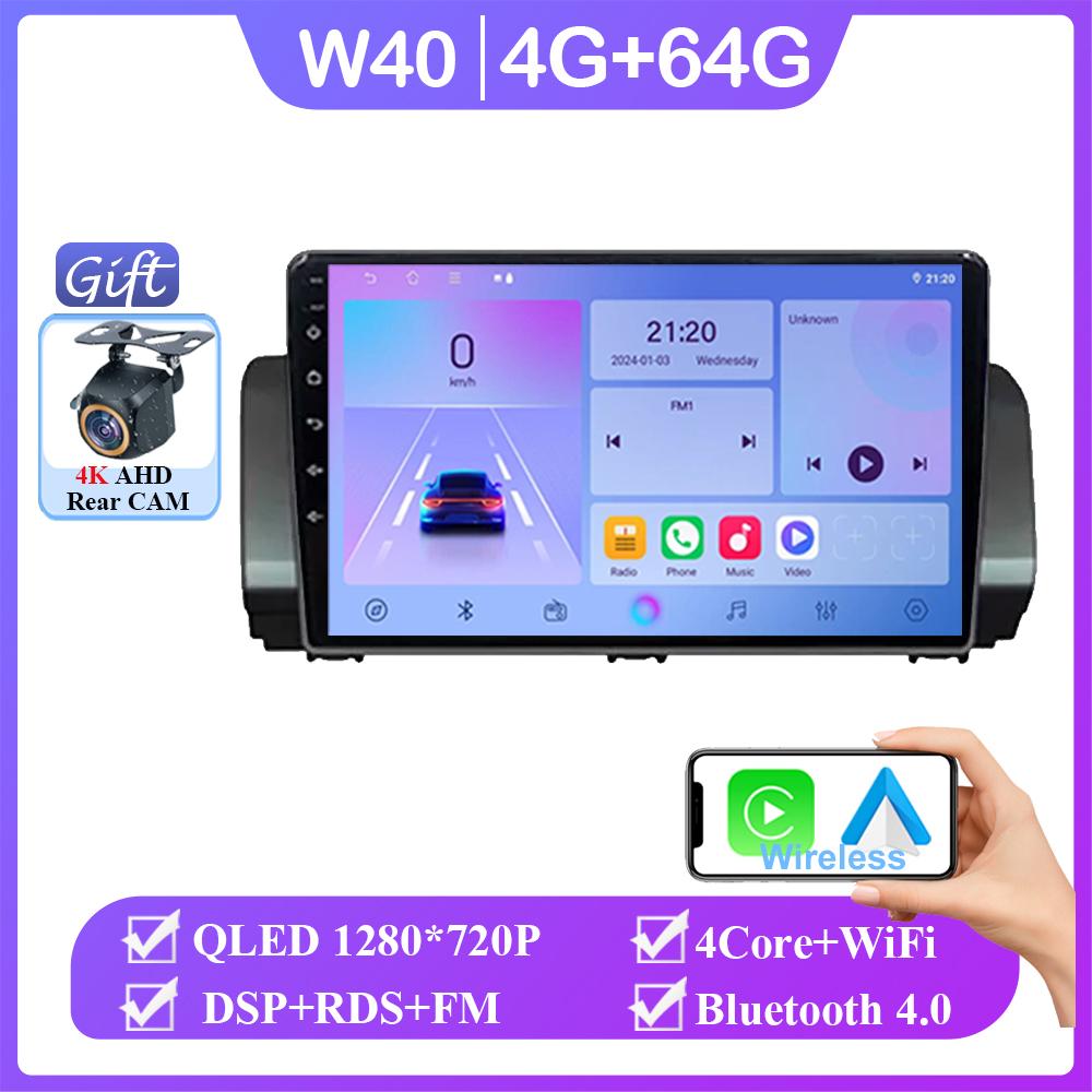Car Radio Stereo For Renault Sandero 2021 Android 14 Auto Carplay GPS 4G WIFI Navigation Multimedia Video Player CPU No 2din DVD