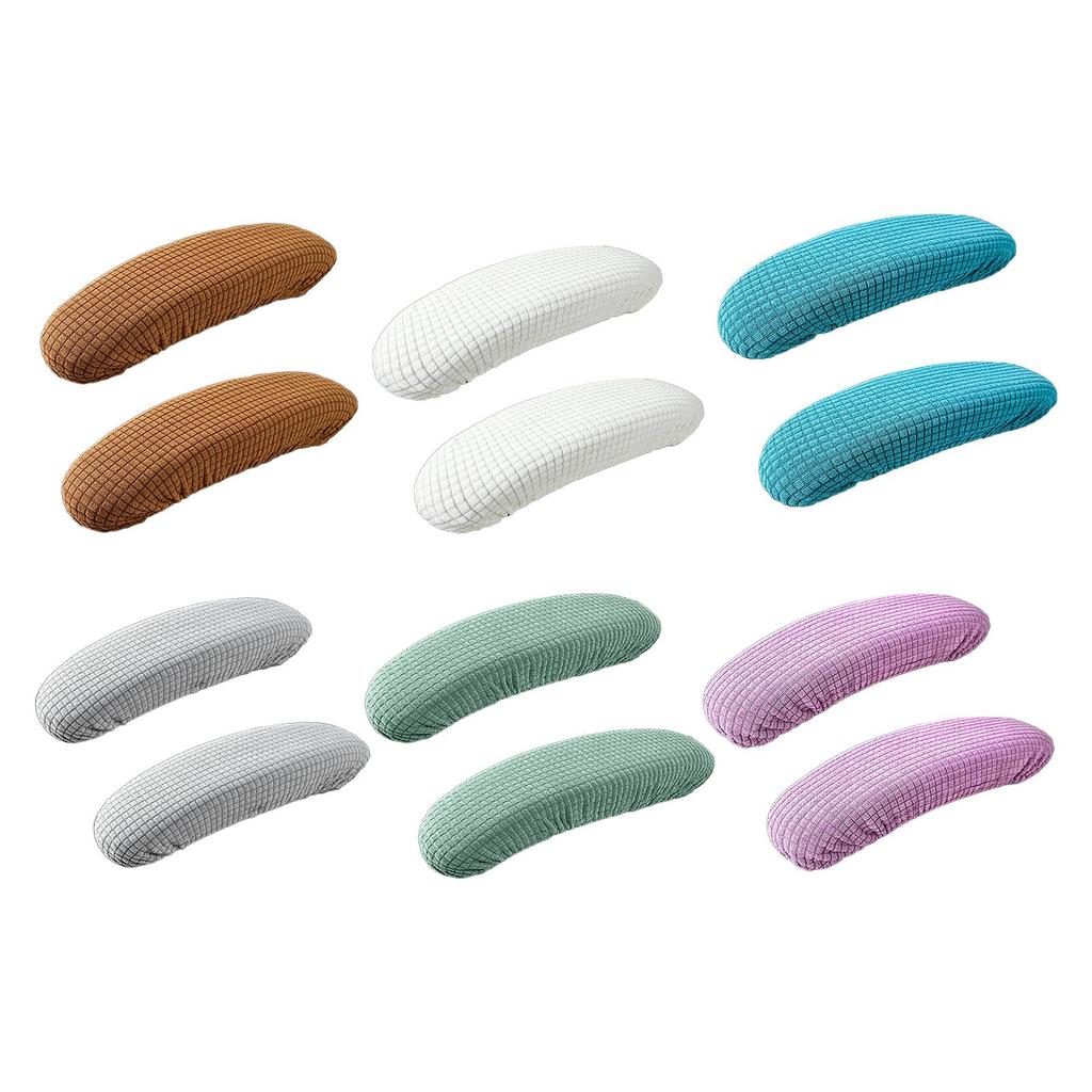 Protective Office Chair Armrest Cover Adjustable Stretch Seat Cushion for Armchair Recliner Sofa