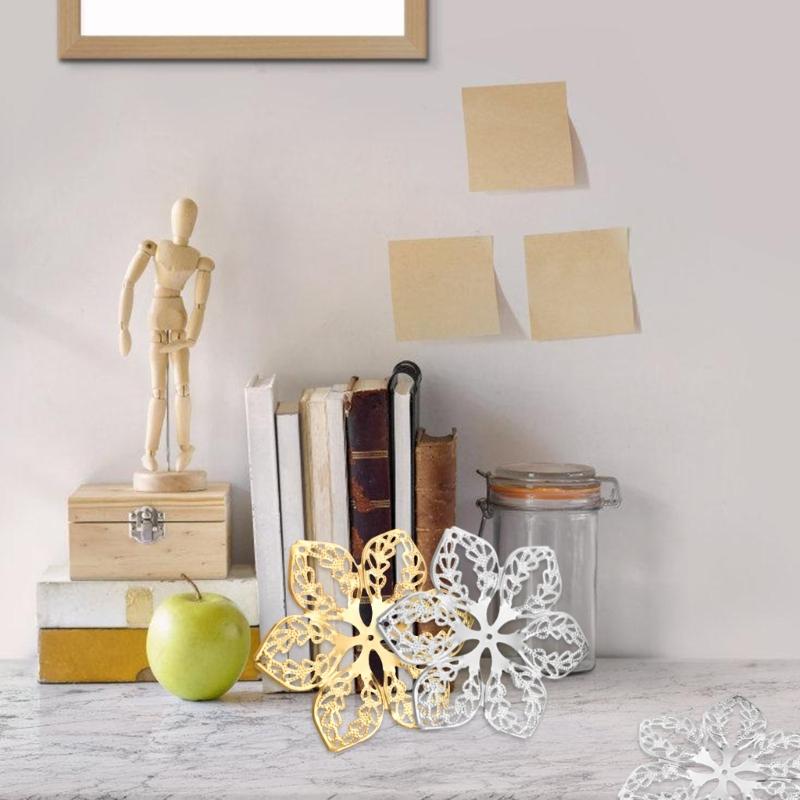 Set di 100 Fiori Decorativi in Filigrana Metallica per Scrapbooking Colori Assortiti Connettori Accessori per la Creazione di Gioielli