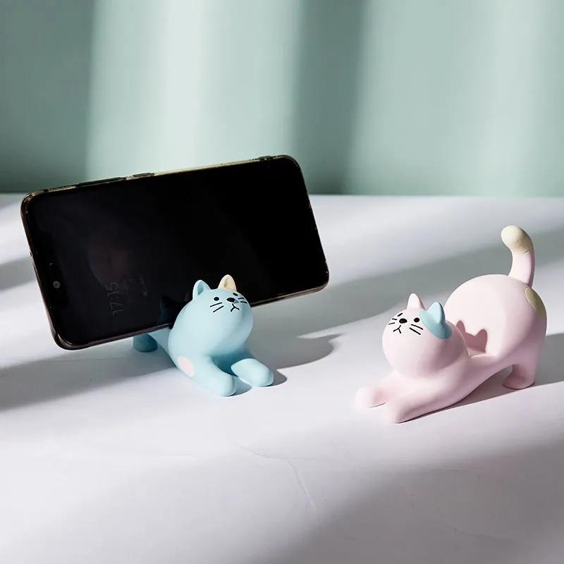 Girls Gifts Kawaii Mini Cat Decorations Garden Kitten Sculpture Gifts Children's Nursery Decoration Toys Miniature Figures