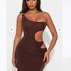 Europe and the United States new cross-border fashion banquet solid color temperament slim sexy hollow design long dress hip dress women