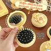 Cute Butter Bear Foldable Head Massage Combs Cartoon Portable Airbag Hair Comb Hair Brush Folding Massage Comb Styling Tools