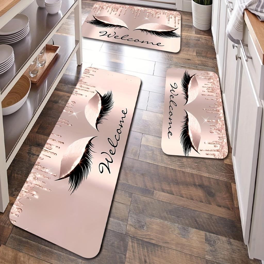 1PC Merry Christmas Charactor Door Mats Kitchen Rugs Non-Slip Pop Living Room Rugs Bath Mat Carpet for Home Sink Laundry Decor