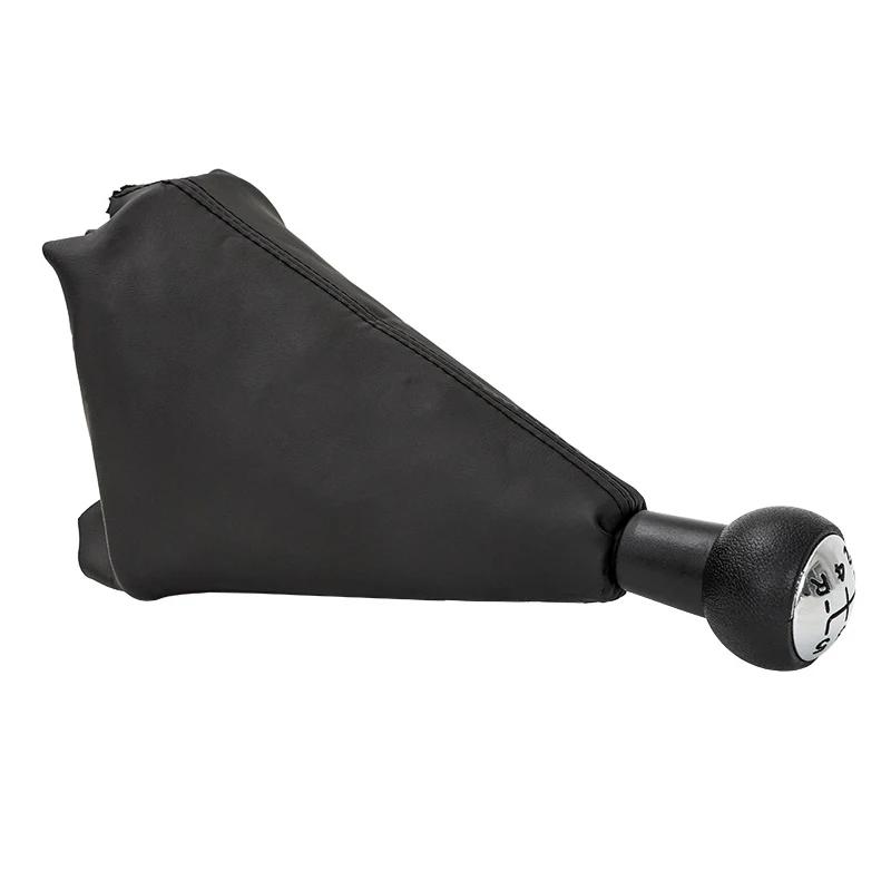 

5-Speed Manual Gear Shift Knob & Dust Boot for Peugeot 207/307/308 - Car Transmission Lever Cover, Durable Auto Accessories