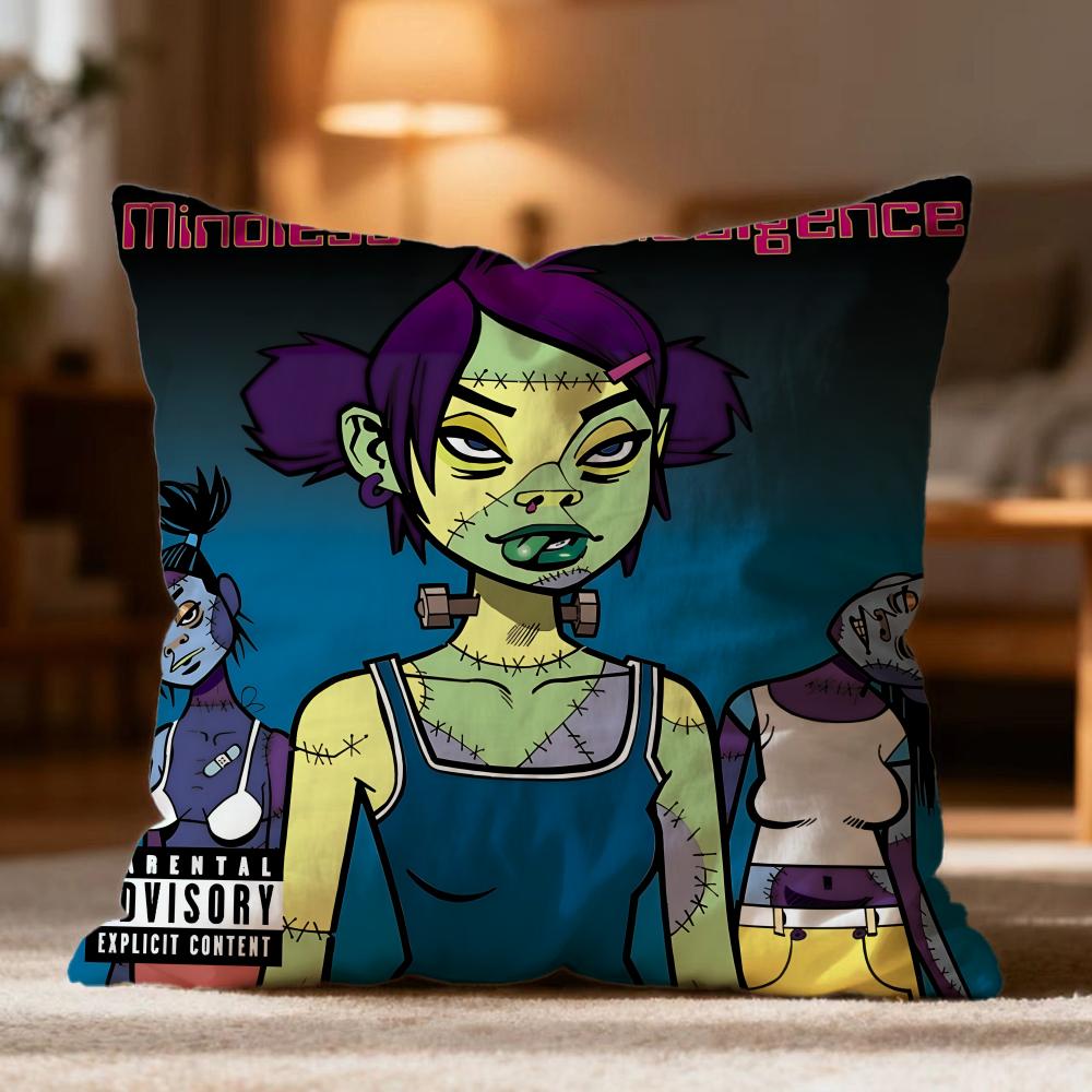 

Fashion M-Mmindless self indulgenced Cushion Cover Soft Washable Pillow Case Multi-Scene for Couch Bed Travel Office Use 30cmx30cm