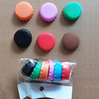 Tappo per bottiglia di vino in silicone, set di 6 colori caramellati
