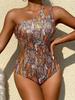 2025 Retro Long Sleeve One-Piece Bikini Cover-up for Women