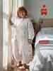 Saco de Dormir Infantil 100% Algodão com Pernas Separadas: Pijama de Peça Única Espessado Anti-Chute para Outono/Inverno