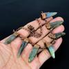 Labradorite Handmade Gemstone Necklace, Copper Electroformed Necklace Antique Jewelry, For Engagement Gift