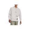 Under Armour Solid Fleece Hooded Training Sweatshirt Men Sweatshirt White 1373878-114