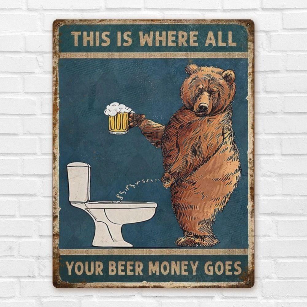 Funny Beer Poster Metal Tin Sign 20x30 cm Wall Decor Gift