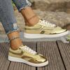 Large Size Hollow Mesh Breathable Summer New Flat Bottom Round Head Casual Sports Single Shoes Women