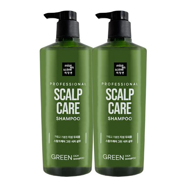 mise en scène Scalp Care Green Cica Shampoo 680ml x2