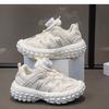 Kids Breathable Mesh Rotating Buckle Casual Running Sneakers For Unisex Boys And Girls