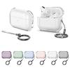 Transparent Earphone Case for AirPods Pro 3 TPU Shockproof Anti-drop Protective Case Cover with Lanyard Keychain
