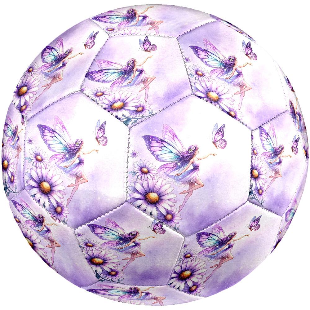1pc Fairy Garden Dreams Size 5 Soccer Ball Professional Match Training Football Indoor &Outdoor Sports Ball Training Ball Lightweight Durable Y92
