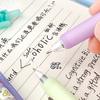 6 Pcs Retractable Gel Pen Floral Neutral Pen Black Ink Pressing Pen Quick-Drying Writing Pen Journaling Pen for Student