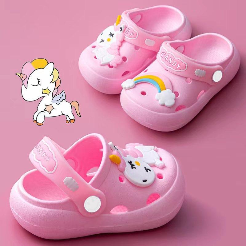 

Summer children s slippers, summer boys and girls sandals, non-slip slippers for boys, girls, kids, and toddlers 37/38【Inner Length21cm