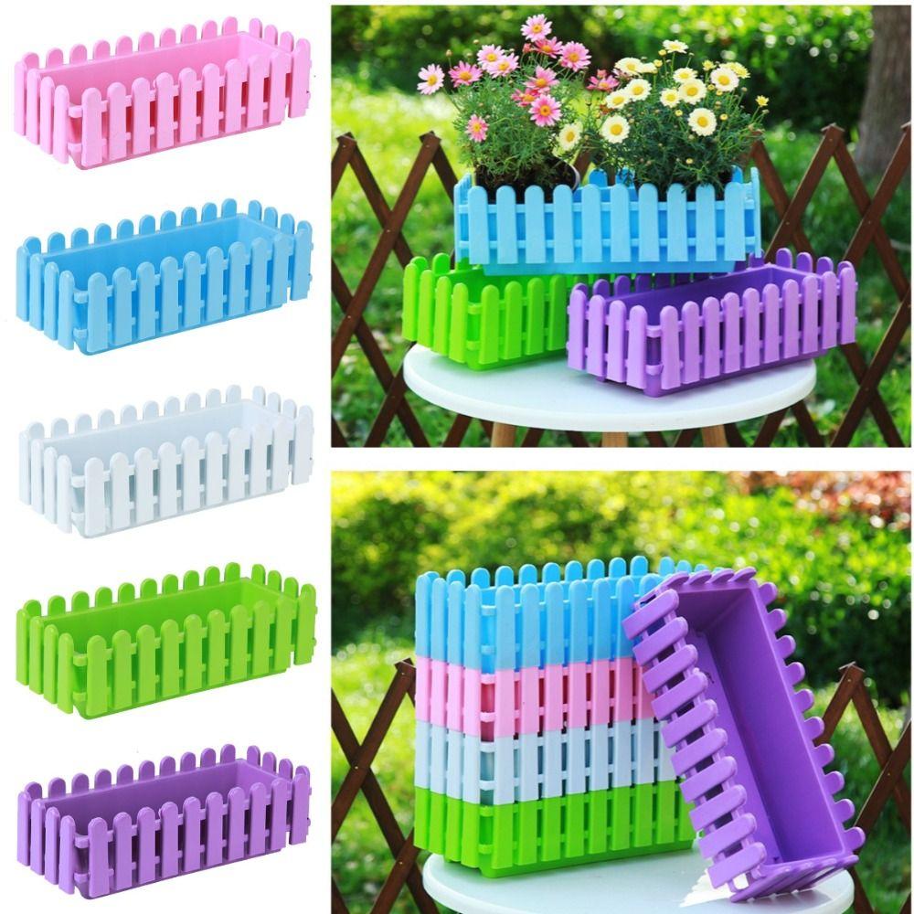 Strip Garden Fence Plastic Vegetable Slot Extra Durable Storage Holder  Home