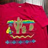 Cactus Pink FOTL 90s Vintage T Shirt Single Stitch Snake Arizona Travel USA Rap