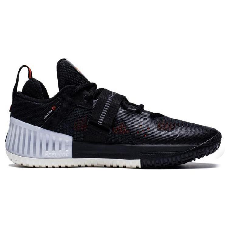 Li Ning Fury Comfortable Slip Resistant Abrasion Resistant Low top Basketball Shoes Men's Black ABFT019-7