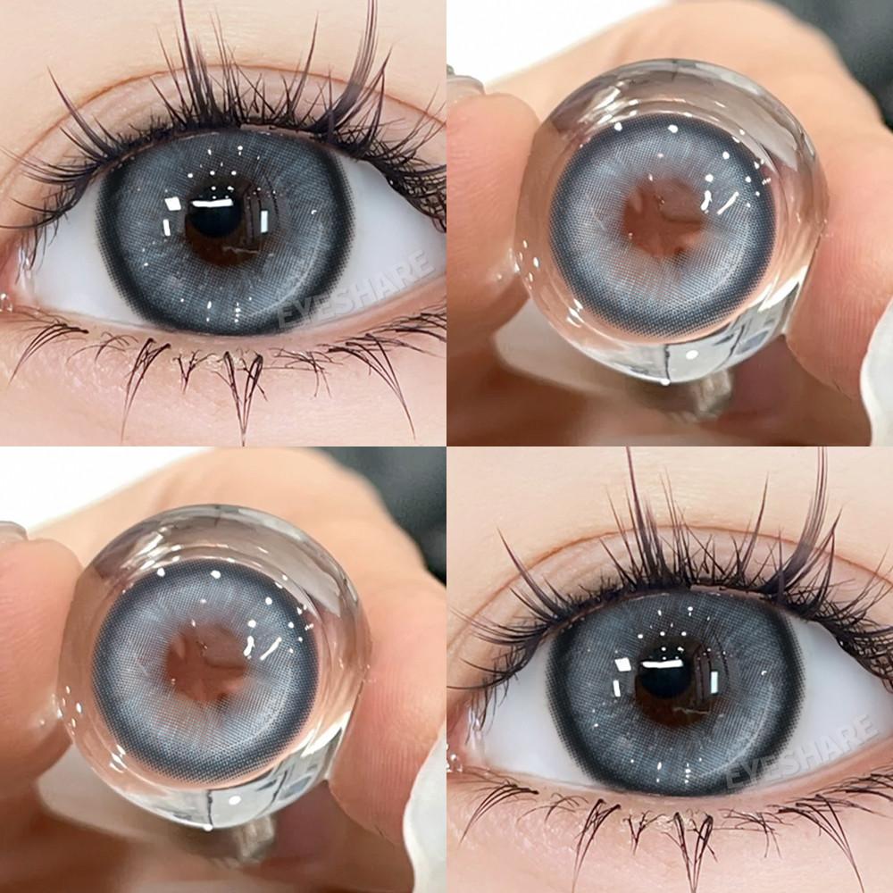 EYESHARE DENMARK New Daily Disposable Contact Lenses Colored 1Day Blue Lens 10Pcs/5Pair Eyes Lense