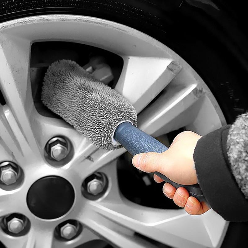 9pcs/set Universal Car Washing Tools, Handheld Brush Sponges Grooming Tool, Car Body Tire Maintenance Tools, Home Auto Motorcycle Accessories