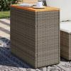 VidaXL Garden Side Table Gray Wood Top 58x27.5x55 Cm 366134