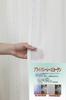 Univer Mirror Lace Eco Color Width 100cm x Length Set of 2 Curtains, Stripe, Ivory, 103cm,