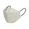 Morandi Color 3D KN95 Adult Mask, Four-Layer Disposable with Ear Loops, Individually Packaged