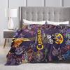 Cuphead cartoon Flannel Blankets  Super Warm Throw Blanket for Couch Chair Camping Fashion Bedspread Sofa Bed Cover