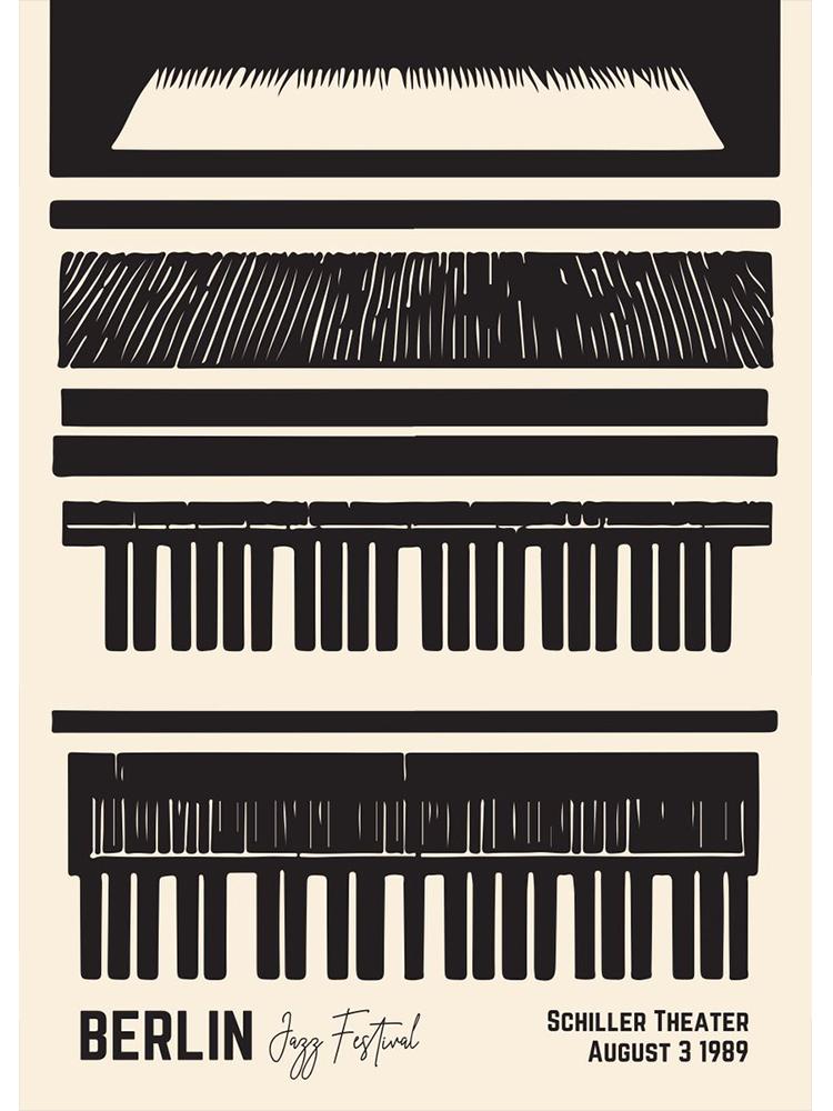 

Винтажные джазовые плакаты, джазовый фестиваль в Монтрё, граммофон, черный кот, холст, картина, скандинавское настенное искусство для гостиной, домашний декор 60x80cm No Frame