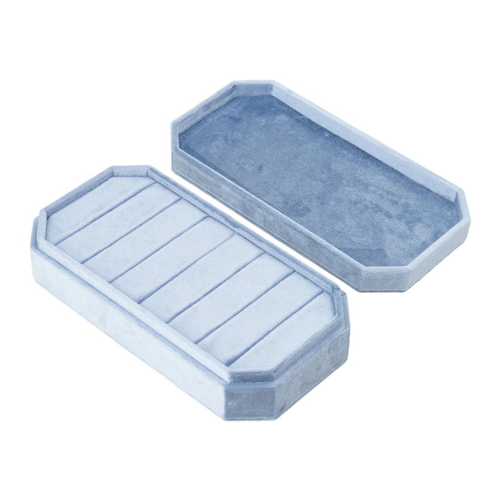 Jewelry Box Jewelry Organizer Small Jewelry Rings Box Velvets Material Portable Jewelry Storage Box for Storage Display