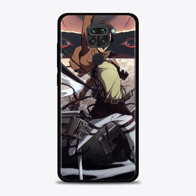 Case For Xiaomi Redmi Note 11 9 8 10 Pro 9s 8t 7 10pro Max Coque For Redmi 11 9 9c 9a 8 8a 7 7a Cover Attack On Titan Anime