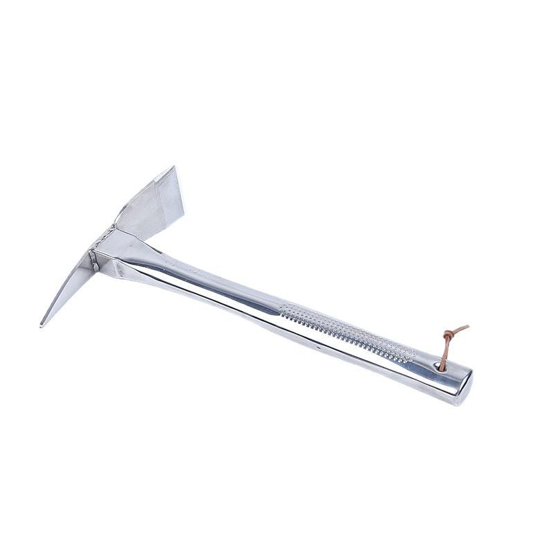 Stainless Steel Multi-functional Gardening Hoe: 2-in-1 Flat Handle for Planting & Soil Turning