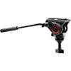 Manfrotto Video MS Type with Lever Rubber Quick Fluid and Dedicated Case Kit, MVK500AM, Lock, Aluminum, 3-Stage, Tip, Shoe, Level, Mechanism,