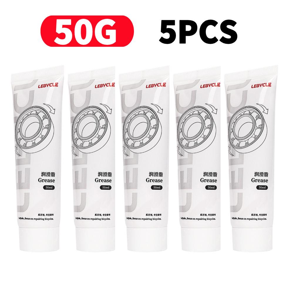 1-5Pcs Bicycle Grease Lubricant Bicycle Aluminum Grease Gun Bicycle Oil Lubricant Bike Ball Bearing Lubricant Grease Syringes