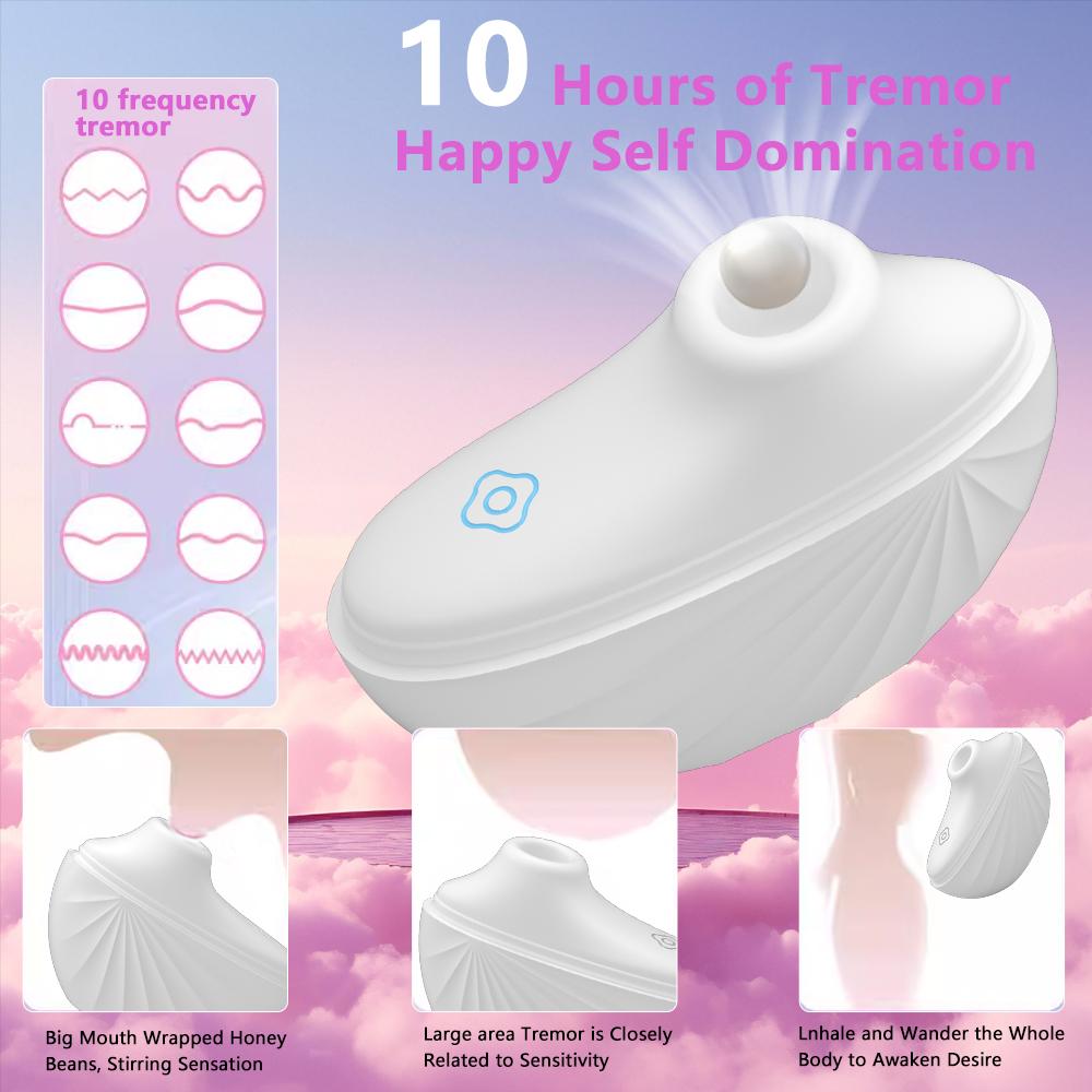 Shell Design Clitoris Suction Vibrator Nipple G Point Stimulator Portable Sucker Oral Vacuum Sex Toys Goods For Adults 18