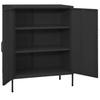 vidaXL Lagerschrank Anthrazit 80x35x101,5 cm Stahl