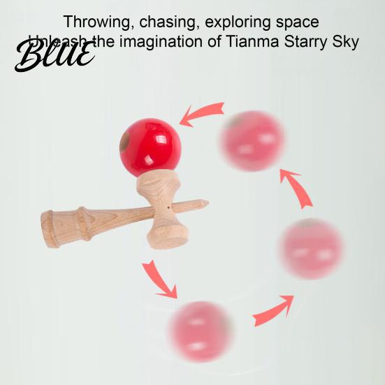 Fun Gift for Children Solid Wood Kendama Ball Catch Toy Professional Balance Durable Grip Classic Skill Japanese Game Game Hand Eye Coordination And