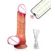 Remote Control Realistic Thrusting Dildo for Women Liquid Silicone Anal Big Penis With Suction Cup Skin Feeling Vibrator Sex Toy